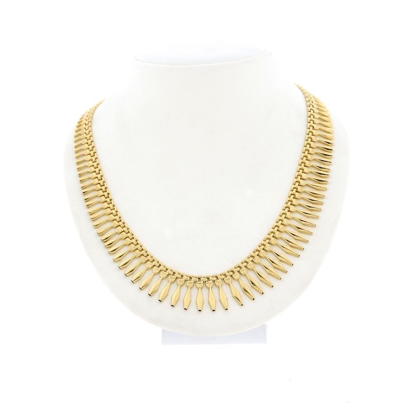 Image 1 of Gold Cleopatra necklace | 45.5 cm