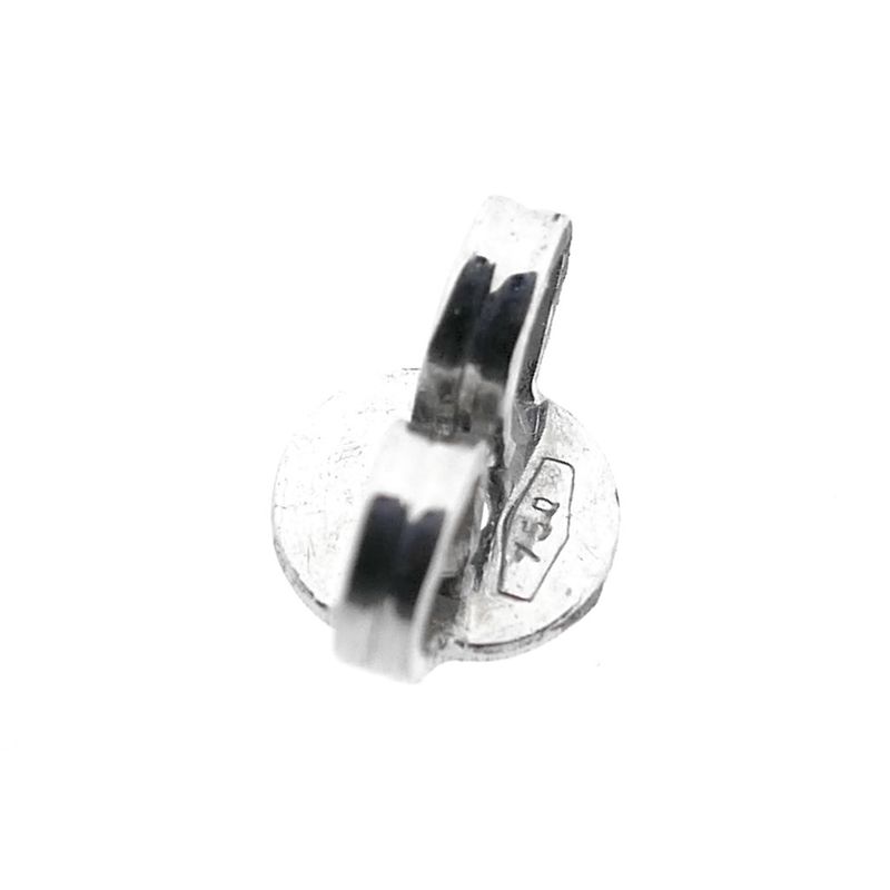 Image 6 of White gold stud earrings; Gucci