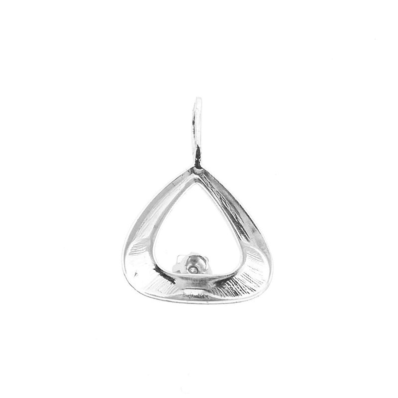 Image 5 of White gold pendant with diamond | 0.015 ct.