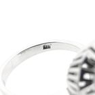 Image 8 of 14K White Gold Ring with Light Blue Zirconia; Size 17.5