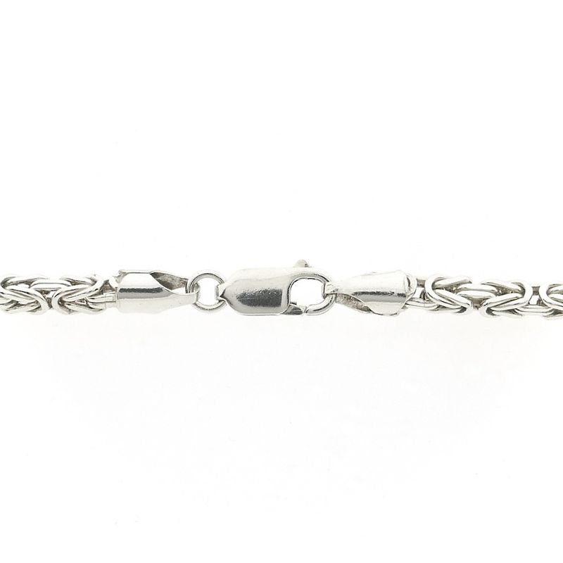 Image 5 of Silver square king chain | 50.5 cm