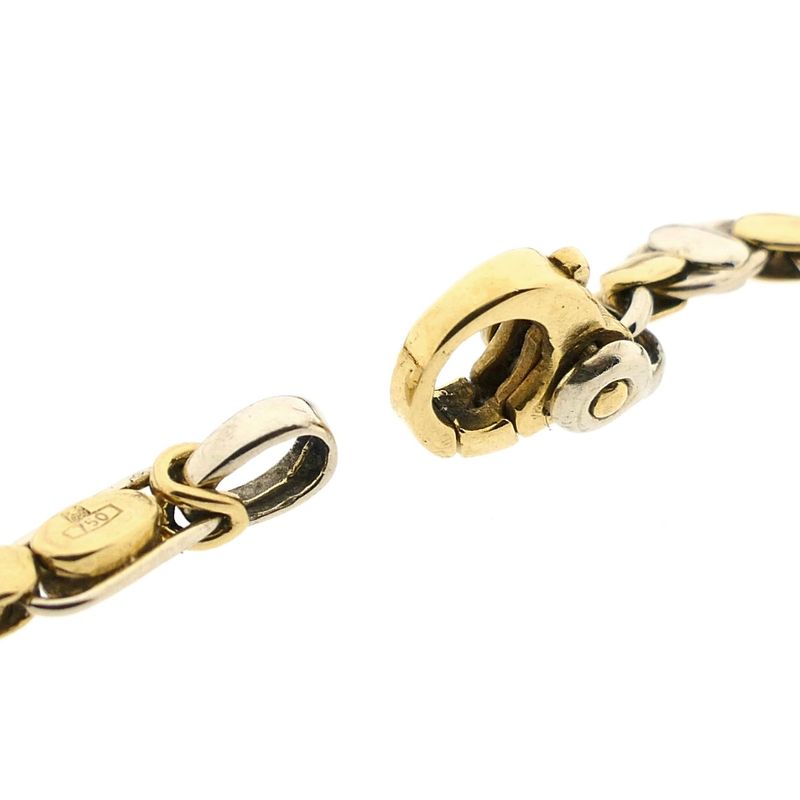 Image 6 of Bicolor Gold Fantasy Link Bracelet