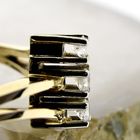 Image 4 of Vintage gold ring with diamonds 0.15 ct.