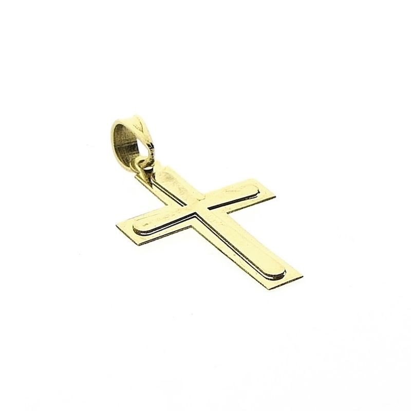 Image 3 of Gold pendant of a cross
