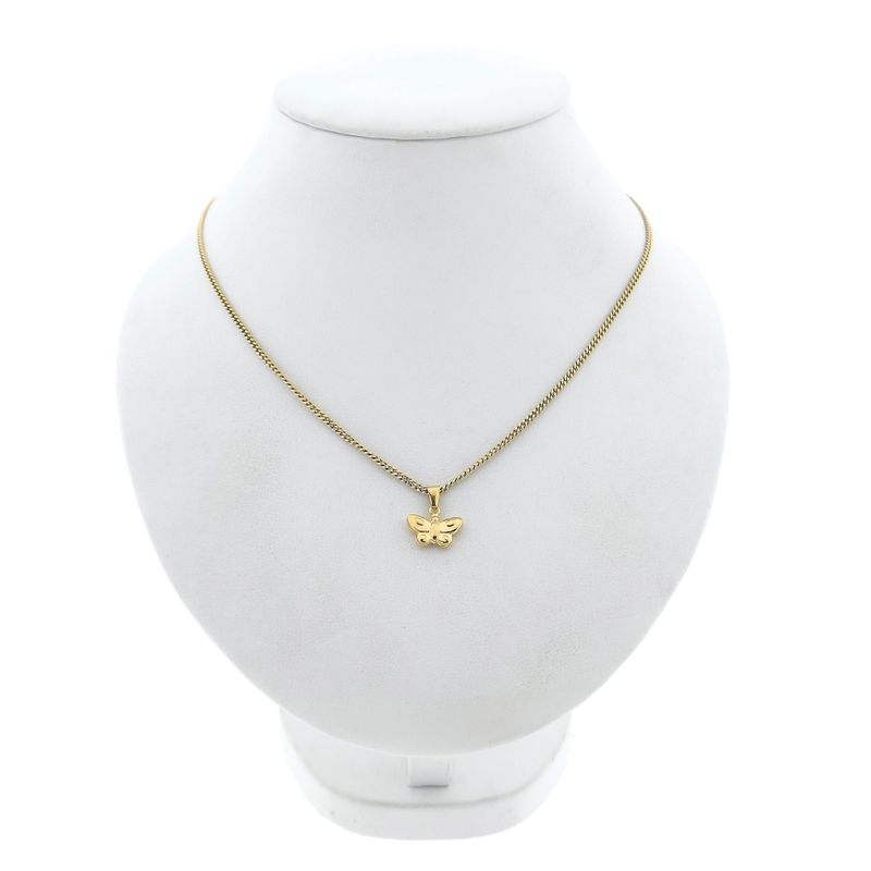 Image 4 of 18K Gold Butterfly Pendant