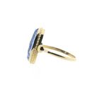 Image 5 of Antique gold ring with aquamarine