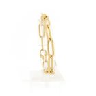 Image 1 of Sheep/Lemon gold anchor link bracelet