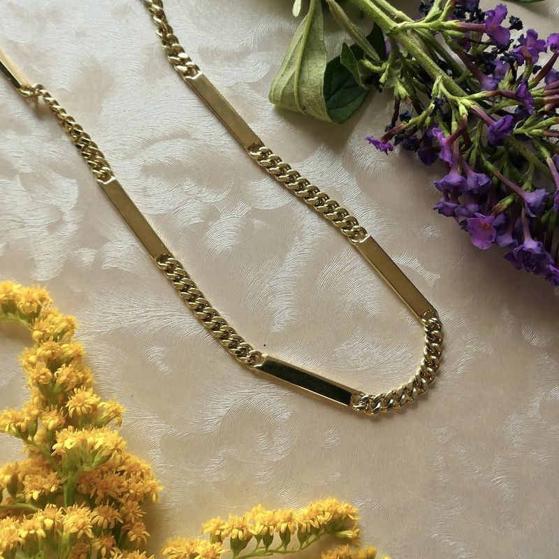Image 2 of Solid gold gourmet link chain