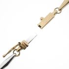 Image 7 of Two-tone gold fantasy link chain | 43 cm