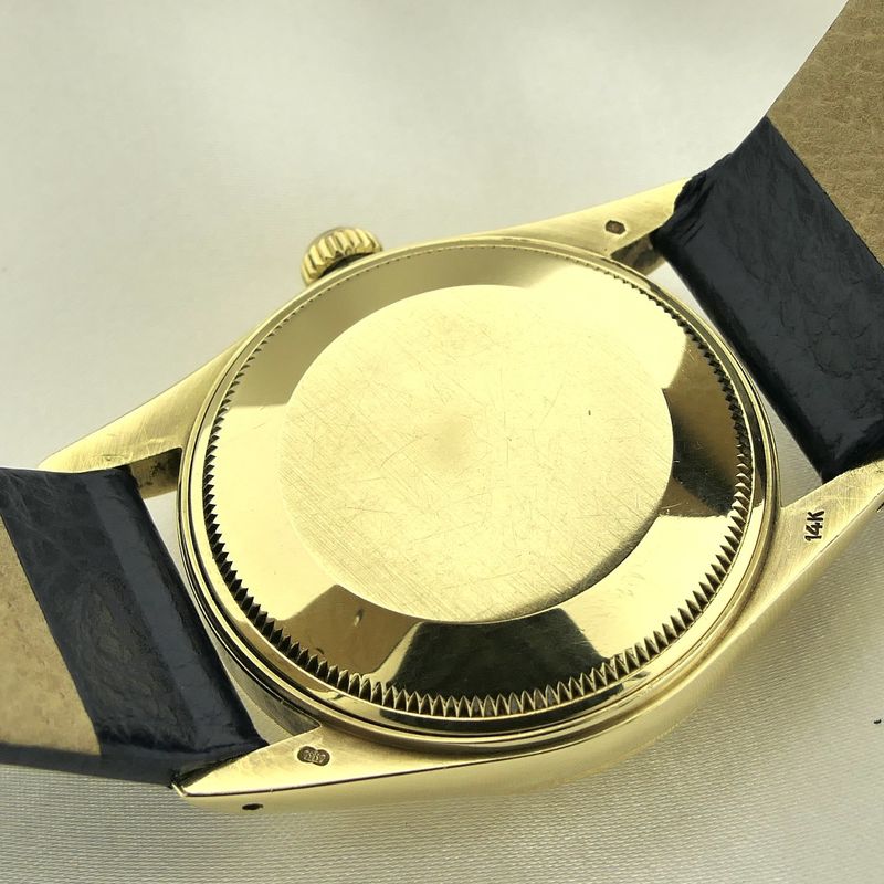 Image 17 of Rolex Oyster Perpetual Date 15037; 14k gold watch