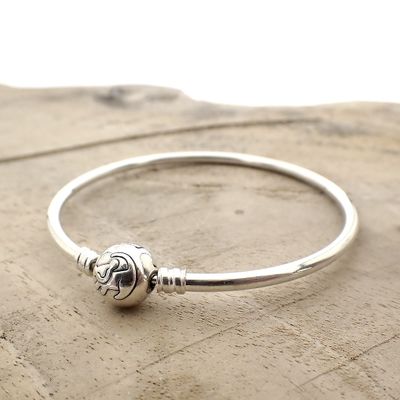 Image 2 of Disney X Pandora bracelet; Silver; Lion King Charm Bangle | Ø 60.0 mm