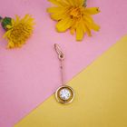 Image 2 of Gold pendant with diamond | 0.20 ct.