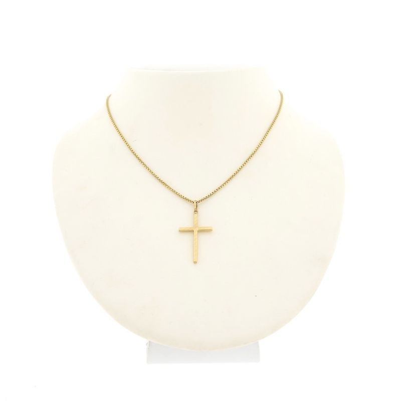 Image 7 of 18 carat gold pendant of a cross