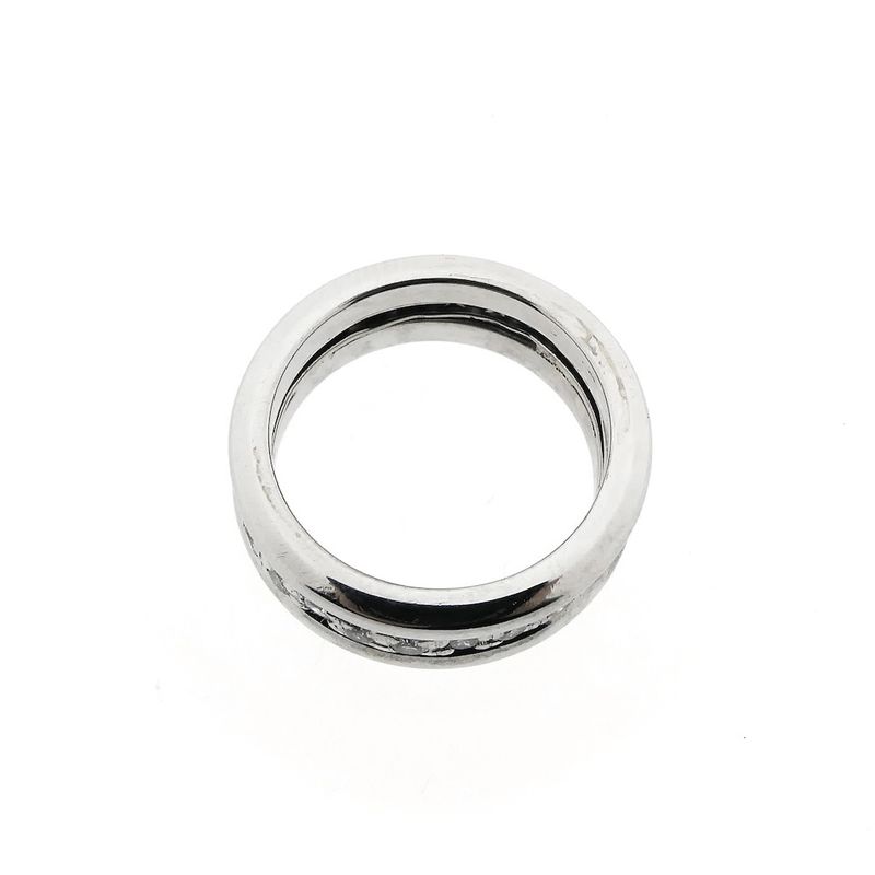 Image 7 of White gold alliance ring with diamonds; 0.75 ct.