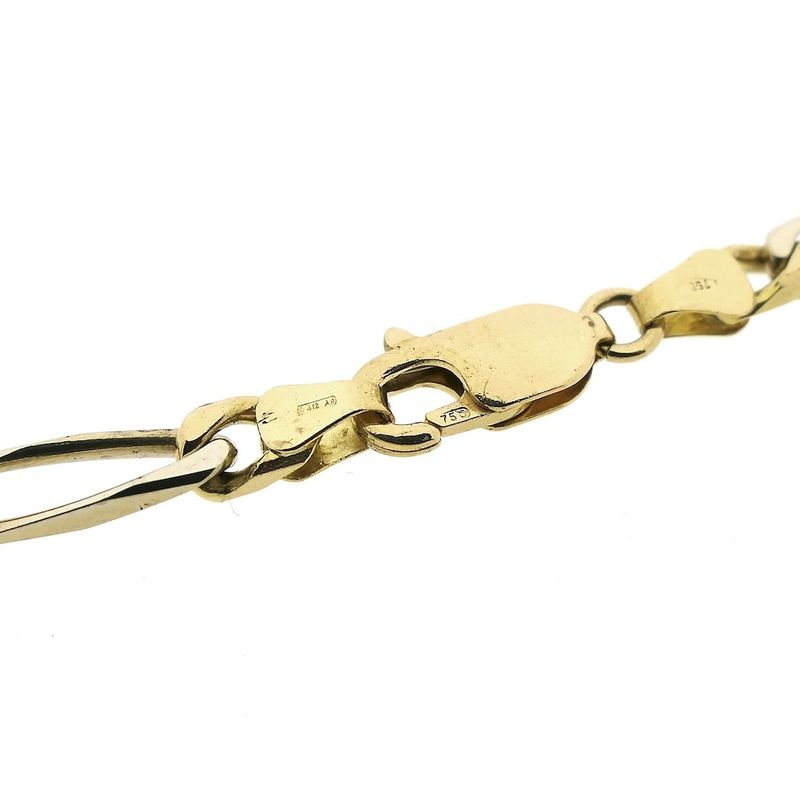 Image 5 of 18K Gold Figaro Chain | 70.5 cm