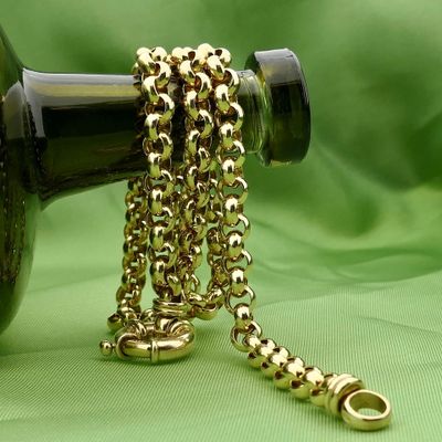Image 2 of Gold Jasseron Necklace; 14 Karat; 46 cm