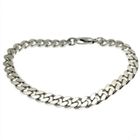 Image 1 of Silver gourmet link bracelet | 19 cm