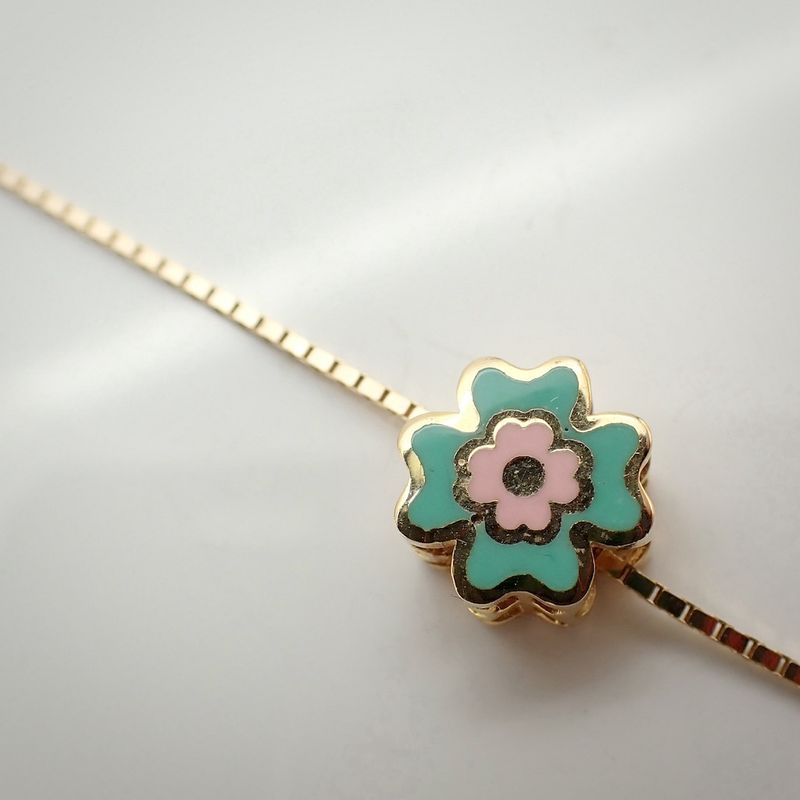 Image 2 of 18K Gold Necklace with Pendant | 42 cm