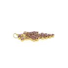 Image 5 of Gold bunch of grapes pendant with ruby