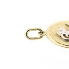 Image 5 of Bicolor Gold Zodiac Pendant; Aries