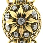 Image 5 of Swiss Geneva Bracelet/Cocktail Watch; 18k gold women's watch with diamonds