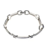 Silver fantasy link bracelet | 17.5 cm