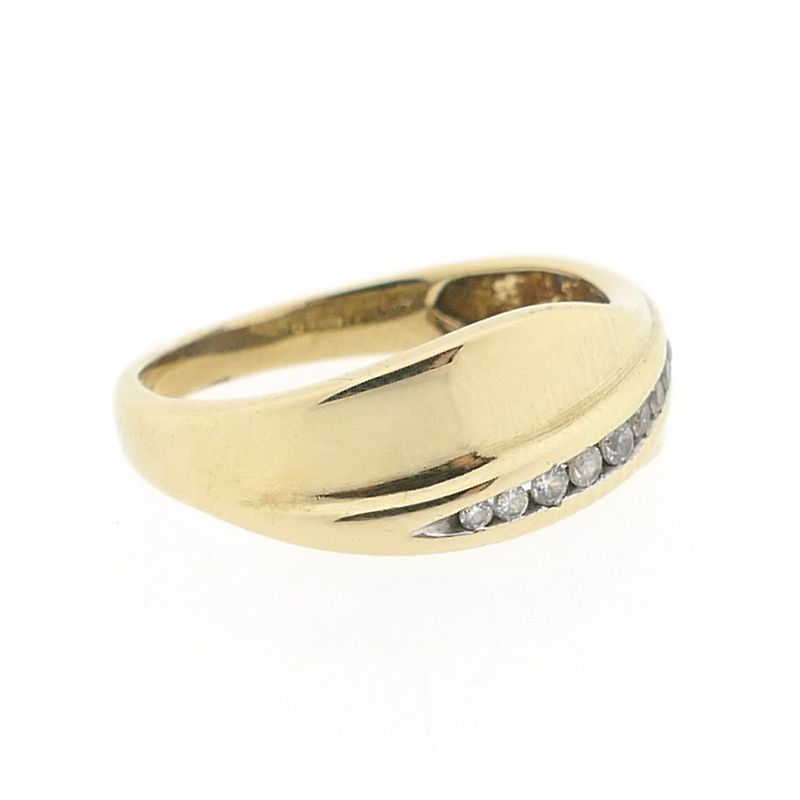 Image 4 of Gold Ring with Zirconia