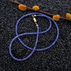 Image 2 of 9 carat sapphire bead necklace | 45 cm