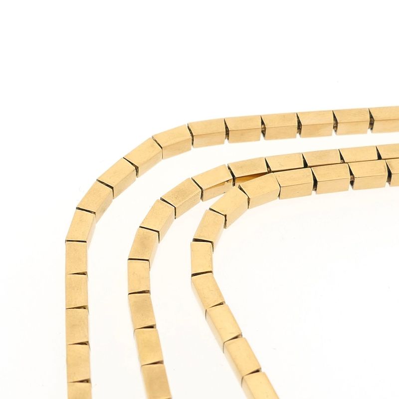Image 3 of Solid gold women's necklace with bars