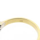 Image 6 of Two-tone gold ring with diamond; 0.07 ct.
