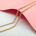 Image 2 of Gold jasseron link chain | 45 cm