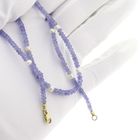Image 7 of 9 carat amethyst bead necklace with pearl