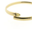 Image 5 of Gold smooth slave bracelet | Ø 60 mm