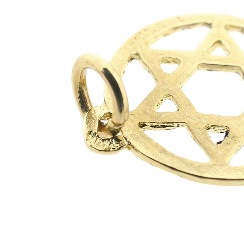 Image 6 of Gold pendant of a Star of David