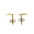 Image 6 of Gold stud earrings with diamonds