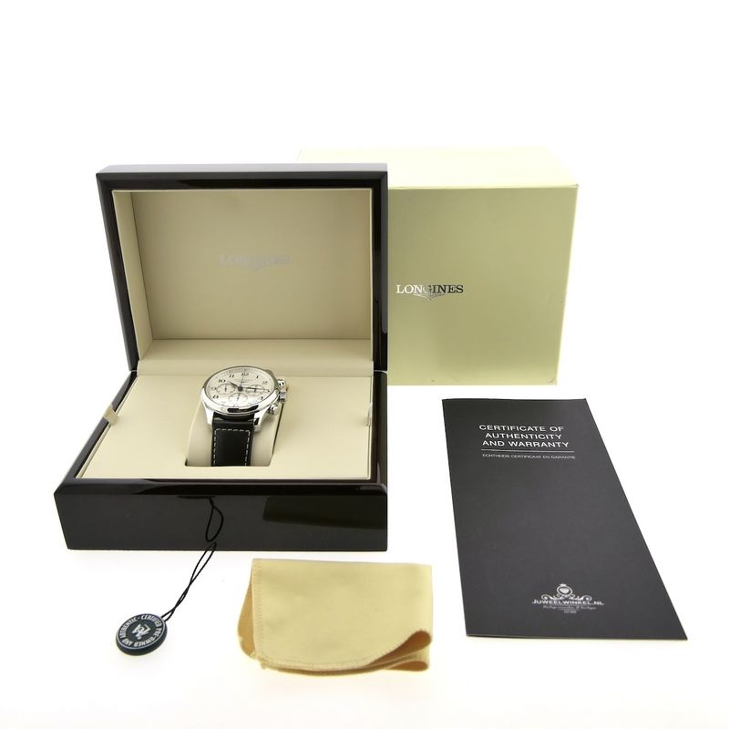 Image 4 of Longines Master Collection L2.693.4; Automatic chronograph men's watch