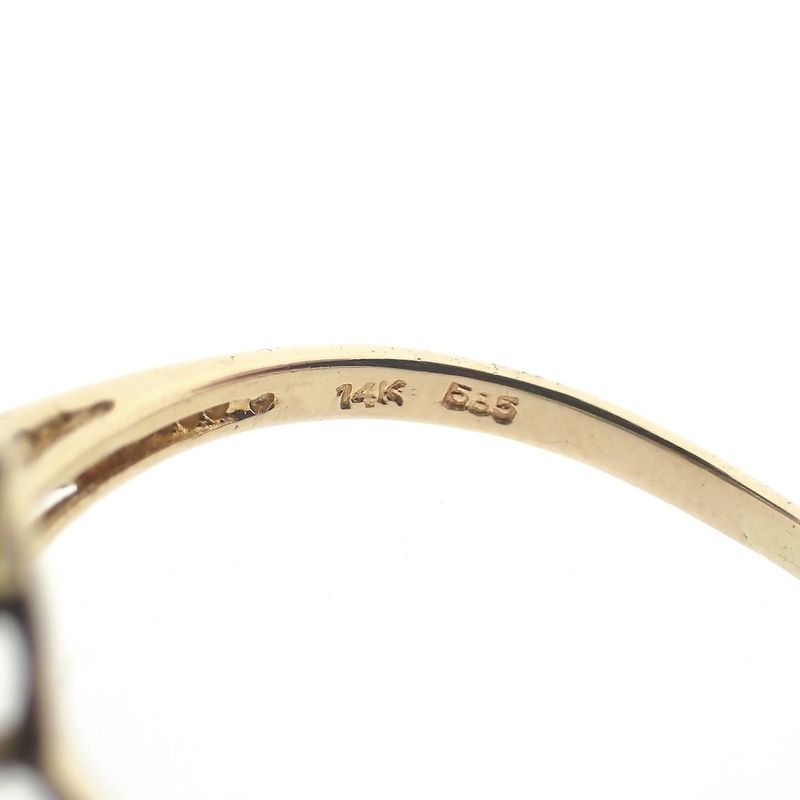 Image 6 of Golden fantasy ring with diamonds | 0.015 ct.