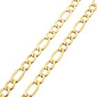 Image 6 of Two-tone gold Figaro link chain
