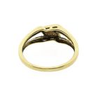 Image 5 of Gold ring with diamond; 0.02 ct.