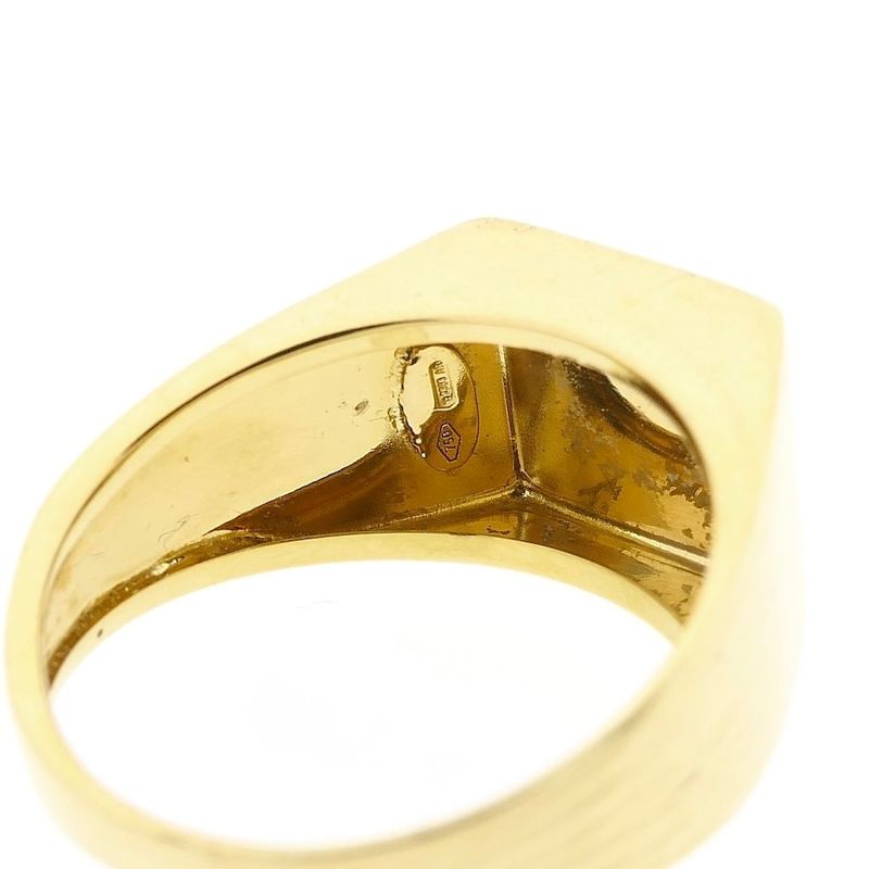 Image 6 of Bicolor Gold Signet Ring