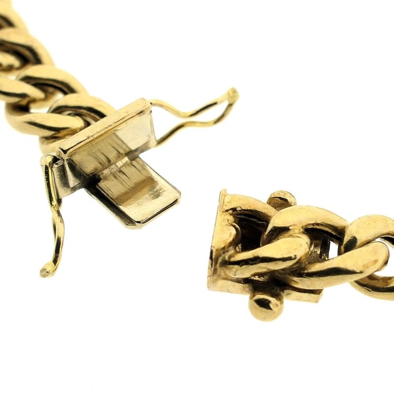 Image 5 of Gold gourmet link bracelet.