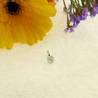 Image 2 of 18 carat white gold pendant with diamond | 0.12 ct.