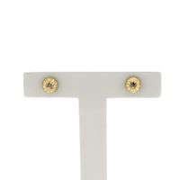 Golden subtle stud earrings