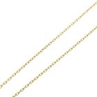 Image 7 of Gold necklace with a fixed pendant; Cross with zirconia | 42.5 cm - 45.5 cm