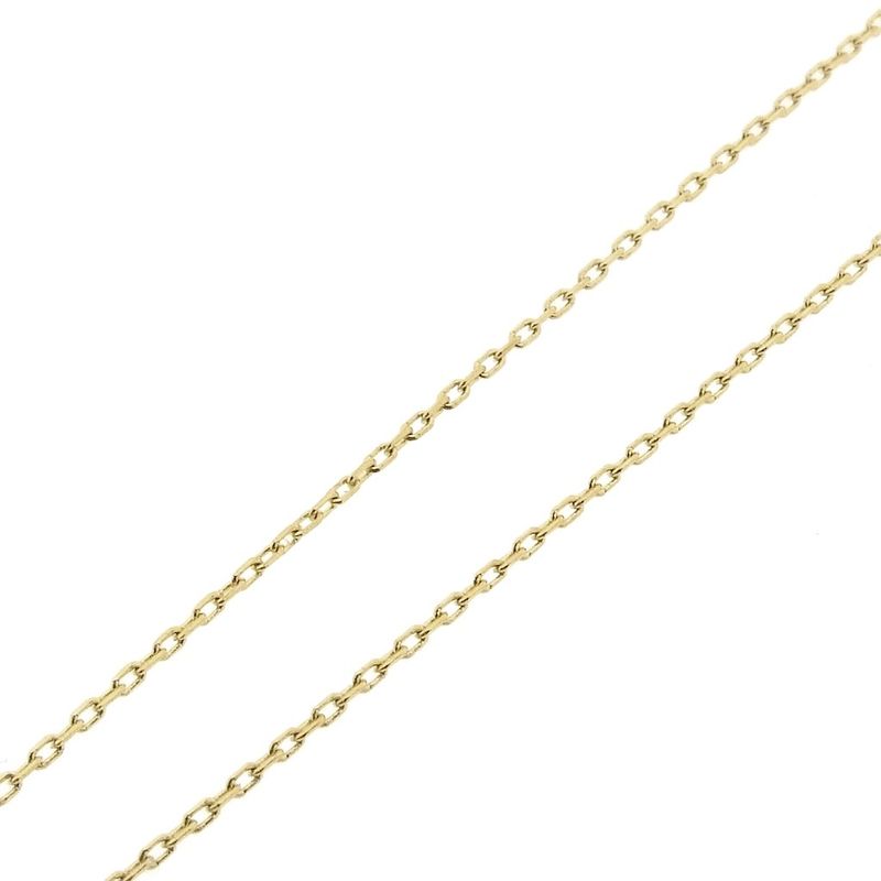 Image 7 of Gold necklace with a fixed pendant; Cross with zirconia | 42.5 cm - 45.5 cm