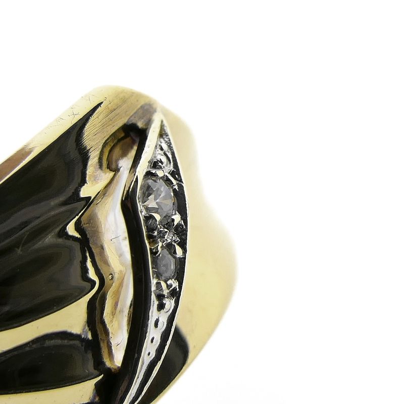 Image 4 of Gold fantasy ring with zirconia