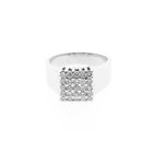 Image 6 of White gold ring with diamonds; 0.67 ct.