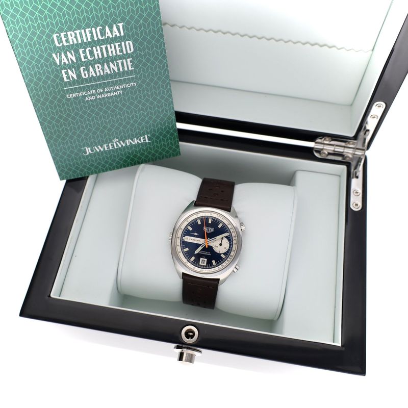 Afbeelding 2 van Heuer Carrera 1553 Automatic Chronograph; Vintage Heren Horloge