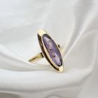 Image 6 of gold ring with amethyst | Vintage