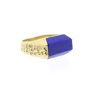 Image 4 of Gold signet ring with Lapis Lazuli